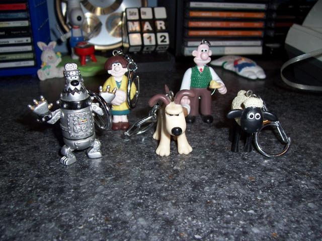 Wallace and Gromit Keychains